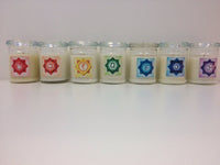 Chakra Candle Set Soy Unscented - Hikari Candles 