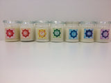 Chakra Candle Set Soy Unscented - Hikari Candles 