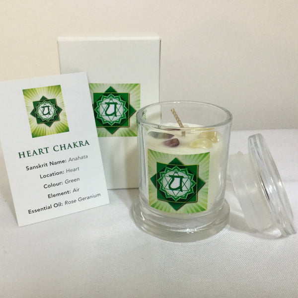 Heart Chakra Candle - Hikari Candles 