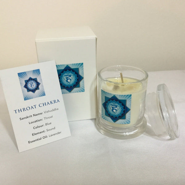 Throat Chakra Candle - Hikari Candles 