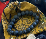 Lava Bracelet Black - Hikari Candles 