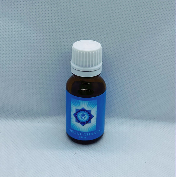 Throat Chakra Pure Essential Oil Blend 15ml - Hikari Candles 