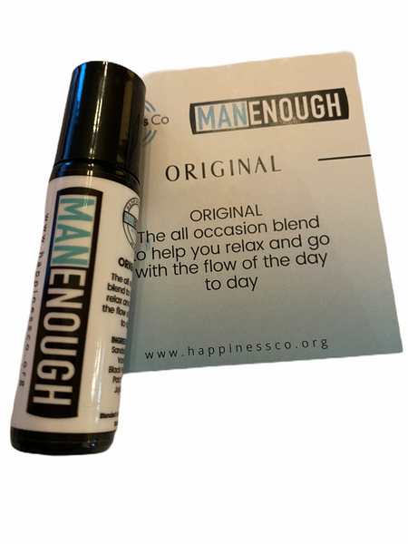 Man Enough Happiness Co Essential Oil Mens Range - Hikari Candles 
