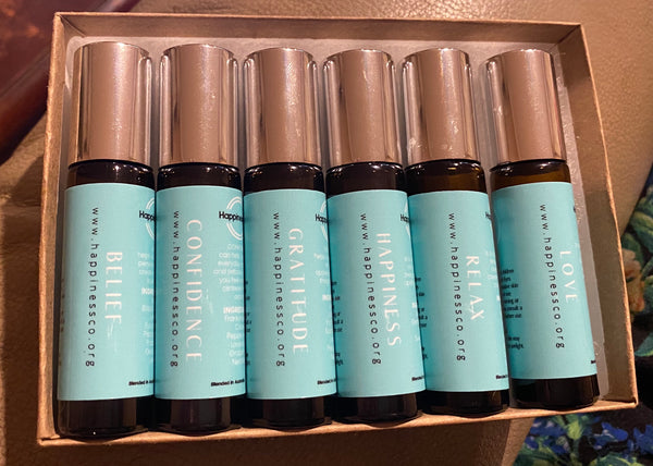 Happiness Co Pure Essential Oil Set - Hikari Candles 