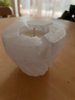 Selenite Tea Light Holders - Hikari Candles