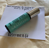 Gratitude Roll on essential oil by Happiness Co - Hikari Candles 