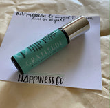 Gratitude Roll on essential oil by Happiness Co - Hikari Candles 