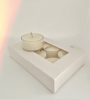 Tea Lights Soy Unscented - Hikari Candles 