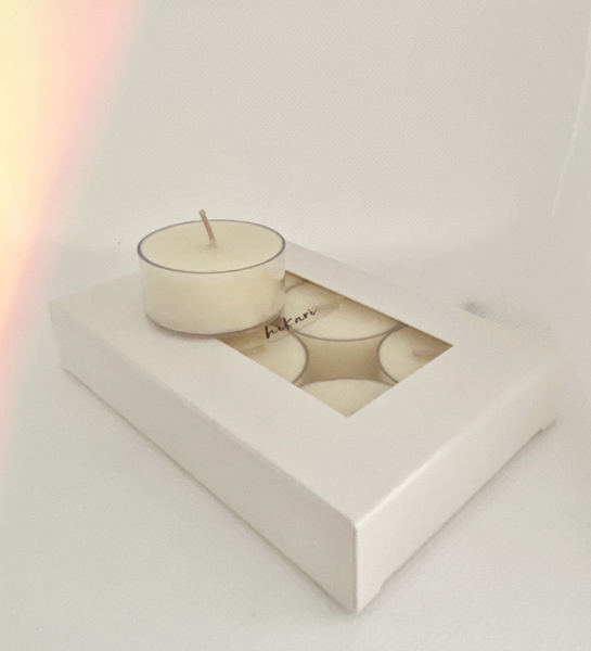 Tea Lights Soy Unscented - Hikari Candles 