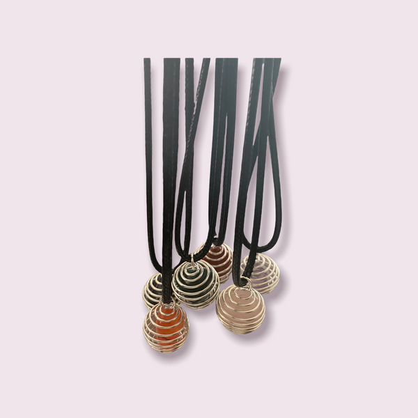 Crystal cage pendant - Hikari Candles 