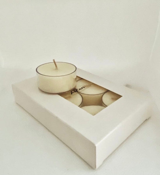 Tea Lights Pure Essential Oil Peppermint - Hikari Candles 